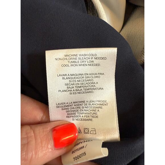 Jones New York Women's 12 Classic Chic Plaid Asymmetric Sleeveless Maxi Dress - Picture 7 of 9